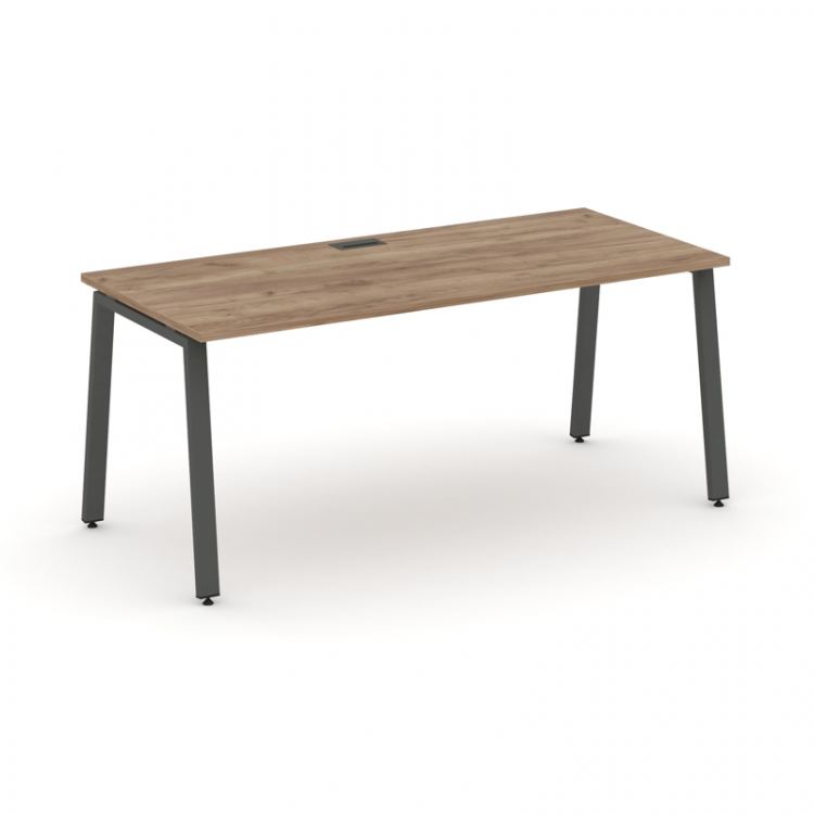 Style Project Direct Стол письменный SN-6A.SR-014.M Дуб Табак/Металл Антрацит/Заглушка Металл Антрац