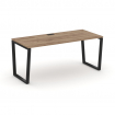 Style Project Direct Стол письменный SN-6T2.SR-015.M Дуб Табак/Металл Черный/Заглушка Металл Черный