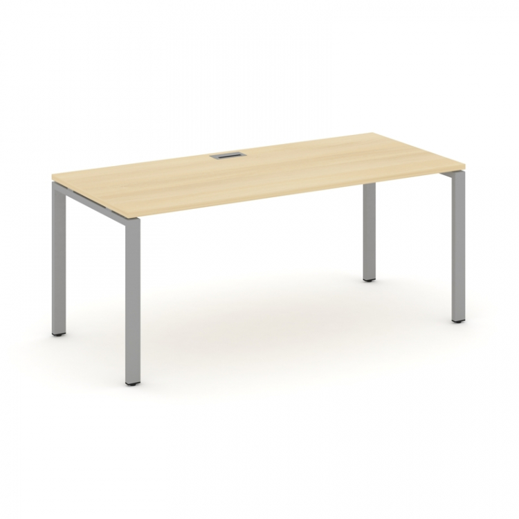 Style Project Direct Стол письменный SN-6P.SR-015.M Акация Лорка/Металл Серый/Заглушка Металл Серый