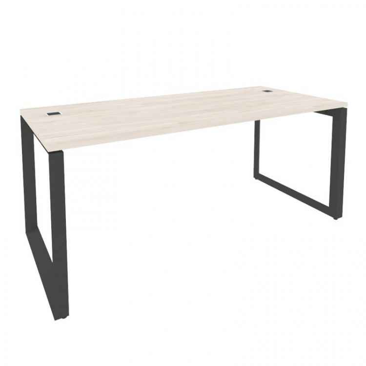 Onix Direct Стол рабочий руководителя на О-образном м/к O.MO-SRR-5.8 Денвер Светлый/Металл Антрацит