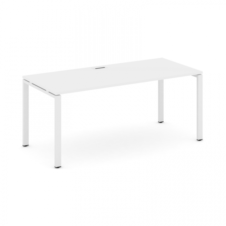 Style Project Direct Стол письменный SN-6P.SR-024.M Белый/Металл Белый/Заглушка Металл Белый 1580*80