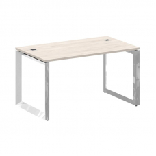 Onix Direct Lux Стол руководителя О-обр. м/к M-O.MO-SRR-3.8 Денвер Светлый/Нержавеющая Сталь/Хром 13