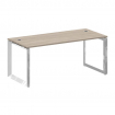 Onix Direct Lux Стол руководителя О-обр. м/к M-O.MO-SRR-5.8 Дуб Аттик/Нержавеющая Сталь/Хром 1780*80