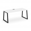 Style Project Direct Стол письменный SN-6T1.SR-025.M Белый/Металл Черный/Заглушка Металл Черный 1780