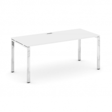 Style Project Direct Lux Стол письменный M-SN-6P.SR-026.M Белый/Нержавеющая Сталь/Хром 1980*800*750