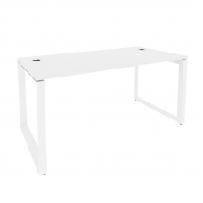 Onix Direct Стол рабочий руководителя на О-образном м/к O.MO-SRR-4.8 Белый Бриллиант/Металл Белый 15