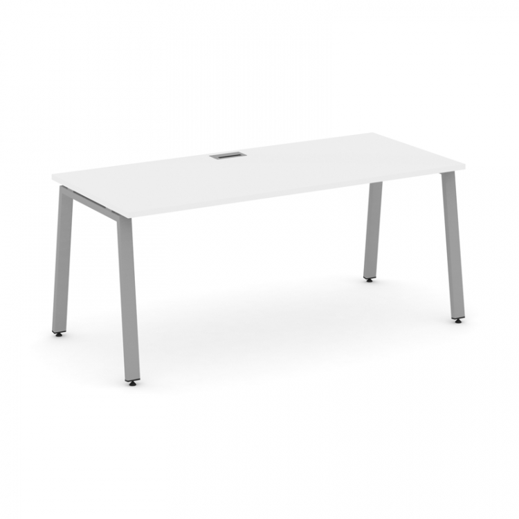 Style Project Direct Стол письменный SN-6A.SR-016.M Белый/Металл Серый/Заглушка Металл Серый 1980*70
