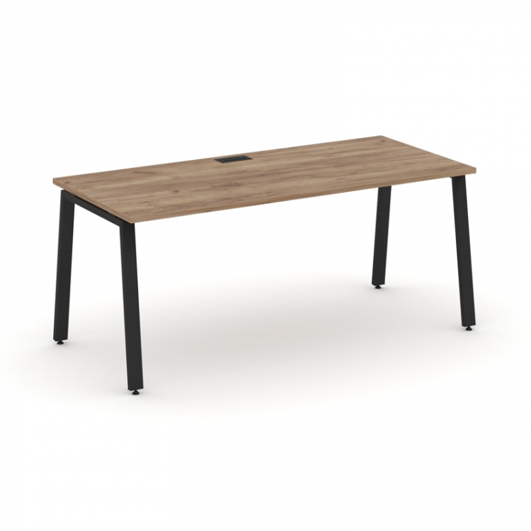 Style Project Direct Стол письменный SN-6A.SR-016.M Дуб Табак/Металл Черный/Заглушка Металл Черный 1