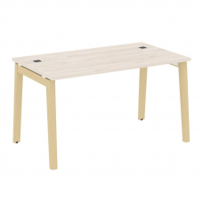 Onix Wood Direct Стол руководителя OW.SRR-3.8 Денвер Светлый/Дуб Светлый/Металл Белый 1380*800*750