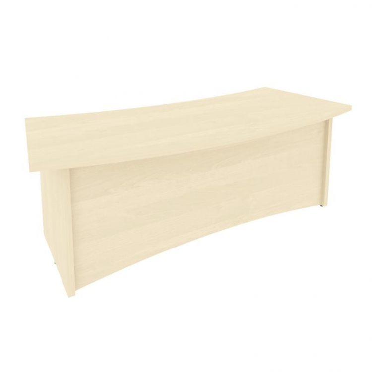 First Стол руководителя криволинейный KSR-4 Клен 2200*980*765