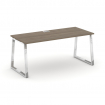 Style Project Direct Lux Стол письменный M-SN-6T1.SR-014.M Вяз Благородный/Нержавеющая Сталь/Хром 15