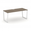 Style Project Direct Стол письменный SN-6T2.SR-023.M Вяз Благородный/Металл Белый/Заглушка Металл Бе