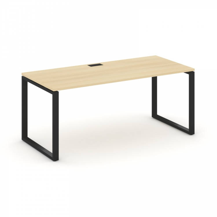 Style Project Direct Стол письменный SN-6O.SR-026.M Акация Лорка/Металл Черный/Заглушка Металл Черны