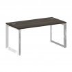 Onix Direct Lux Стол руководителя О-обр. м/к M-O.MO-SRR-4.8 Дуб Мали/Нержавеющая Сталь/Хром 1580*800