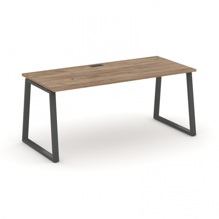 Style Project Direct Стол письменный SN-6T1.SR-025.M Дуб Табак/Металл Антрацит/Заглушка Металл Антра