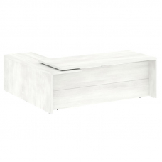 Yalta Стол руководителя LT.C-22 (R) Снежная Патина 2200*2000*750