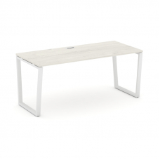 Style Project Direct Стол письменный SN-6T2.SR-026.M Дуб Наварра/Металл Белый/Заглушка Металл Белый