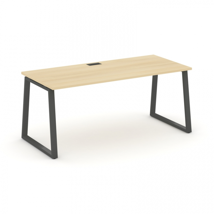Style Project Direct Стол письменный SN-6T1.SR-025.M Акация Лорка/Металл Антрацит/Заглушка Металл Ан
