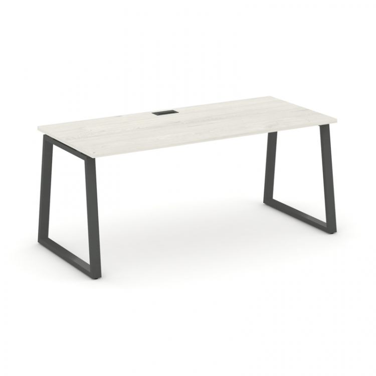 Style Project Direct Стол письменный SN-6T1.SR-015.M Дуб Наварра/Металл Антрацит/Заглушка Металл Ант