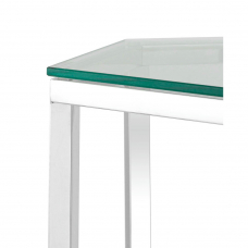 Журнальный стол ГЕКС серебро