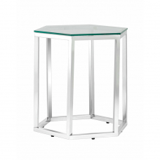 Журнальный стол ГЕКС серебро