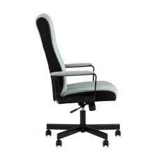 Кресло руководителя TopChairs ST-DOMINGO серо-голубой