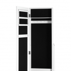 Зеркало-шкаф напольное Godrick для украшений белое