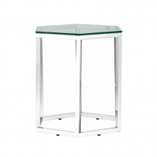 Журнальный стол ГЕКС серебро