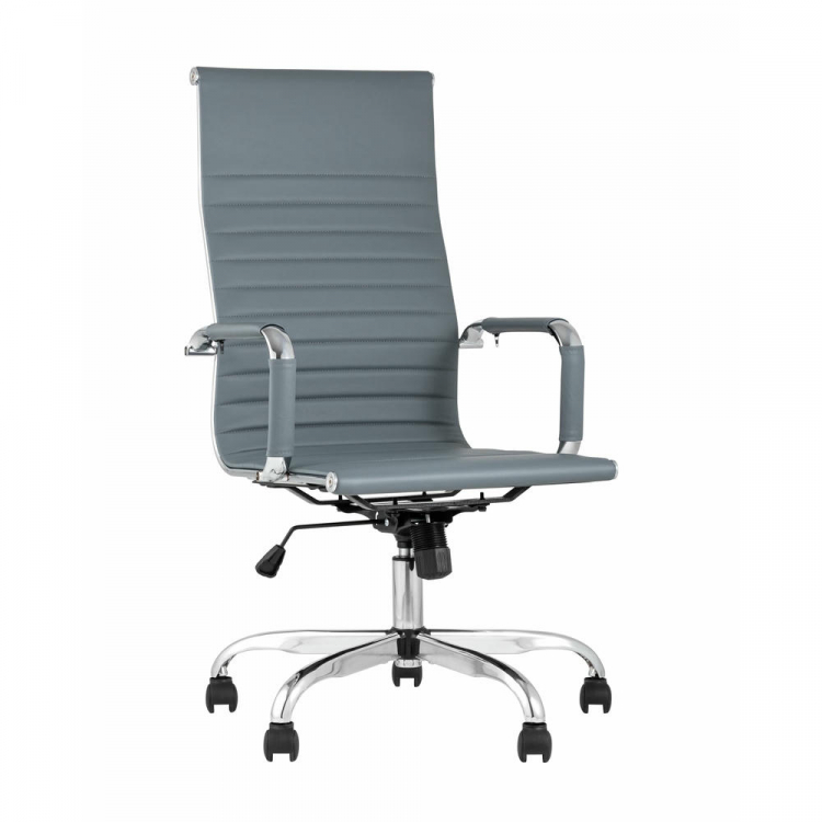 Кресло руководителя TopChairs City серый