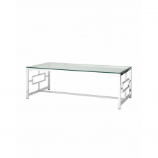 Журнальный стол 120*60 БРУКЛИН серебро