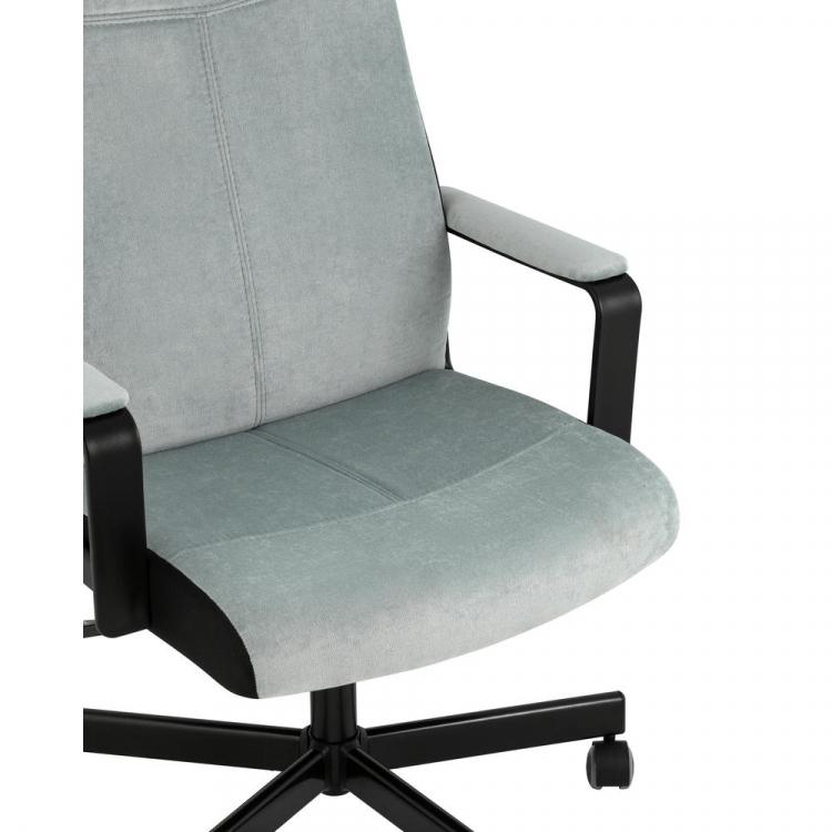 Кресло руководителя TopChairs ST-DOMINGO серо-голубой