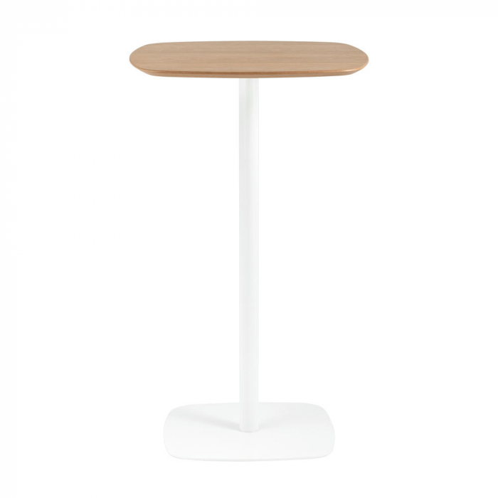 Стол барный Form 60*60 светлое дерево/белый