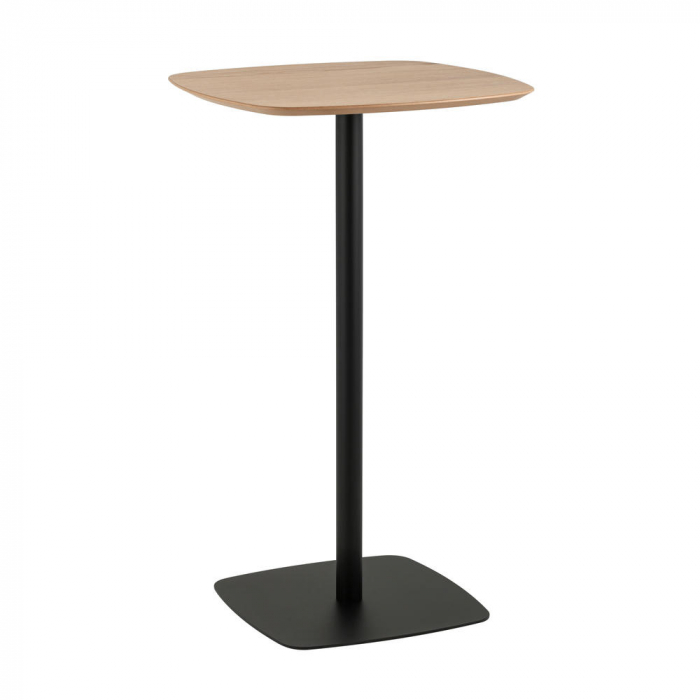 Стол барный Form 60*60 светлое дерево/черный