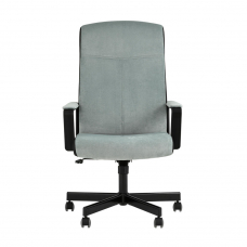 Кресло руководителя TopChairs ST-DOMINGO серо-голубой