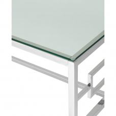 Журнальный стол 120*60 БРУКЛИН серебро