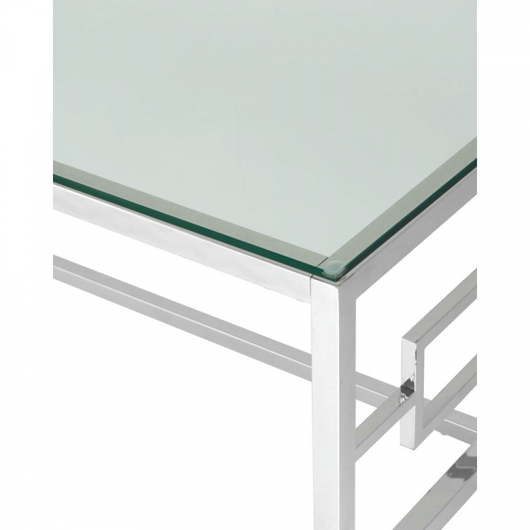 Журнальный стол 120*60 БРУКЛИН серебро