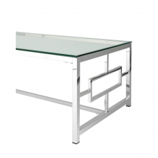 Журнальный стол 120*60 БРУКЛИН серебро