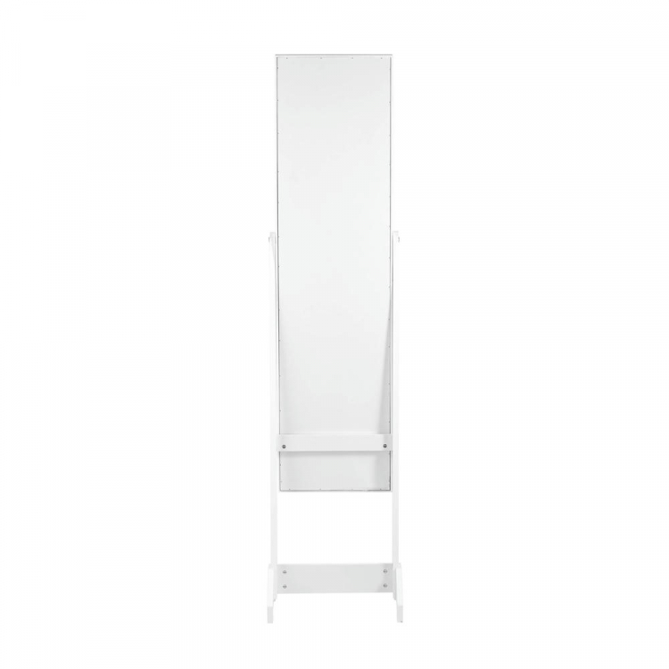 Зеркало-шкаф напольное Godrick для украшений белое
