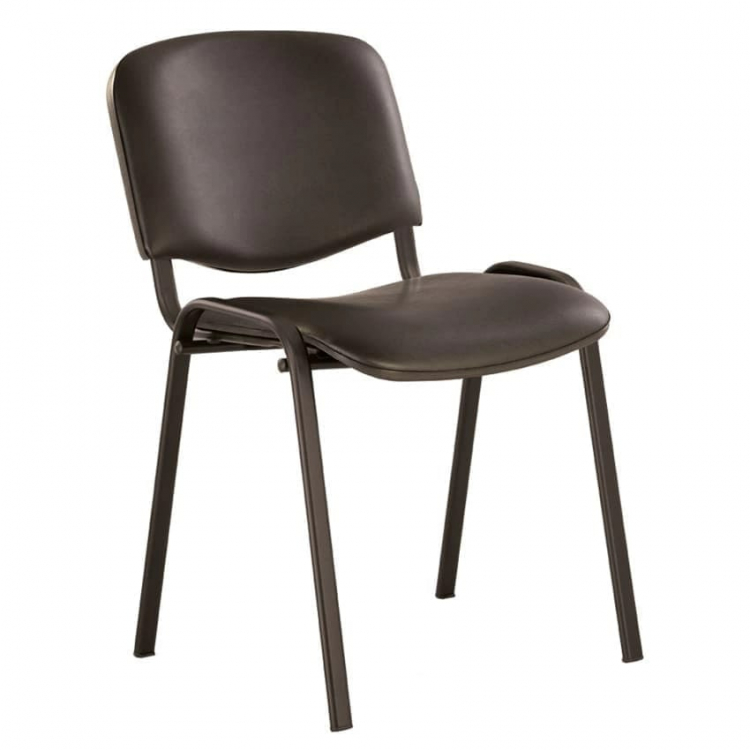 Стул офисный ISO black экокожа