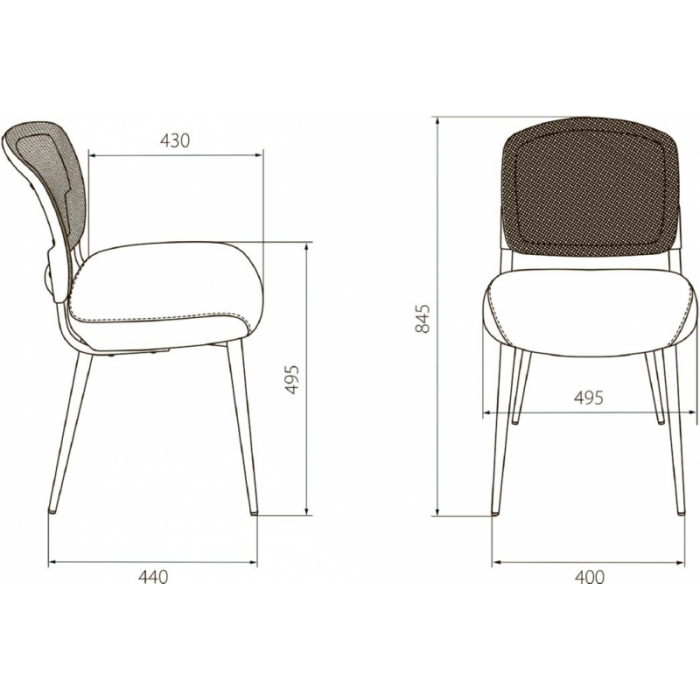 Стул Бюрократ KF-8