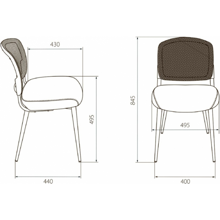 Стул Бюрократ KF-8