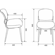 Стул Бюрократ KF-8W сетка