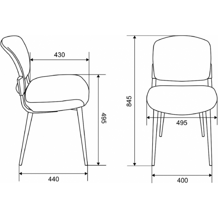 Стул Бюрократ KF-8W сетка