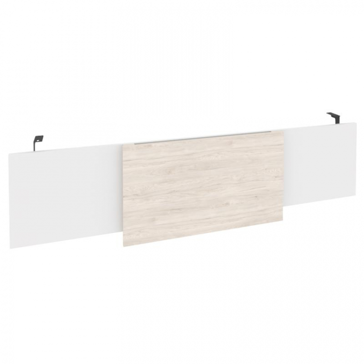 Onix Direct Царга стола руководителя O.M-CSR-6 Белый Бриллиант/Денвер Светлый/Металл Антрацит 1740*4