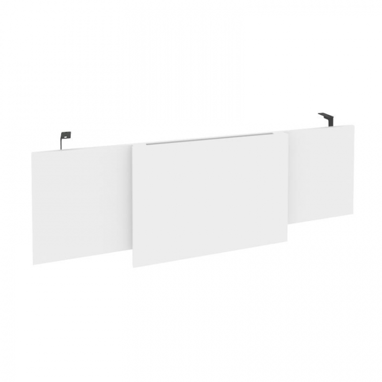 Onix Direct Царга стола руководителя O.M-CSR-4 Белый Бриллиант/Металл Антрацит 1340*450*54