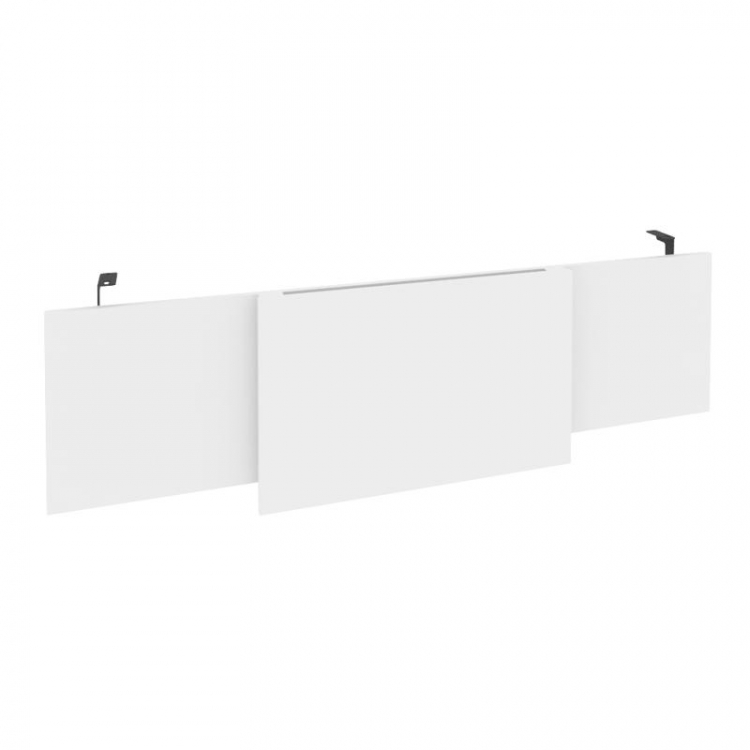 Onix Direct Царга стола руководителя O.M-CSR-5 Белый Бриллиант/Металл Антрацит 1540*450*54