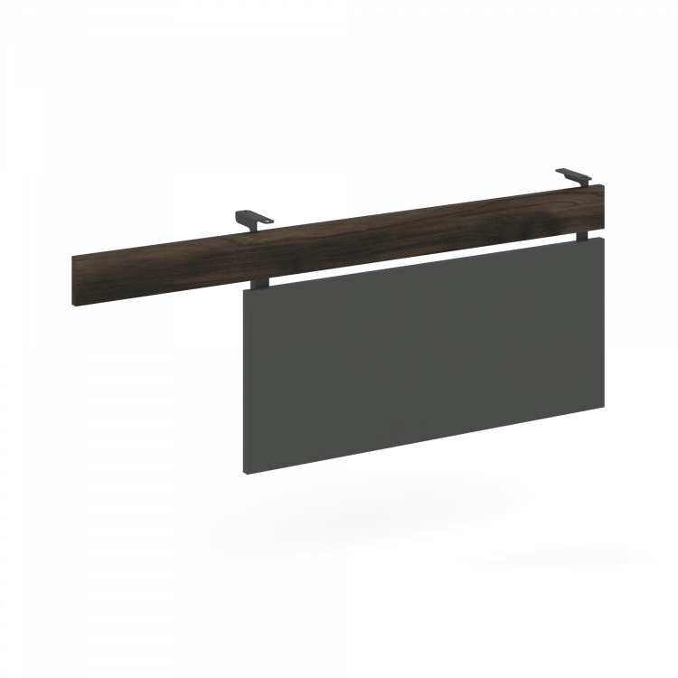 Concept Царга стола с опорной тумбой CN.CST-002 Дуб Мали/Антрацит/Металл Антрацит 1030*18*458