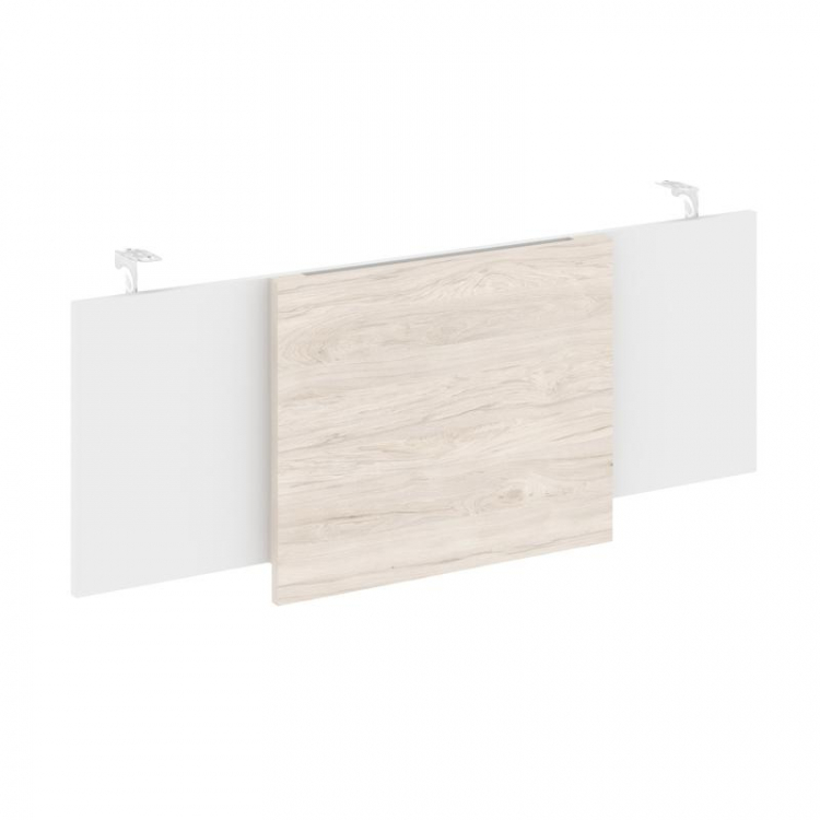 Onix Direct Lux Царга стола руководителя O.M-CSR-3 Белый Бриллиант/Денвер Светлый/Хром 1140*450*54