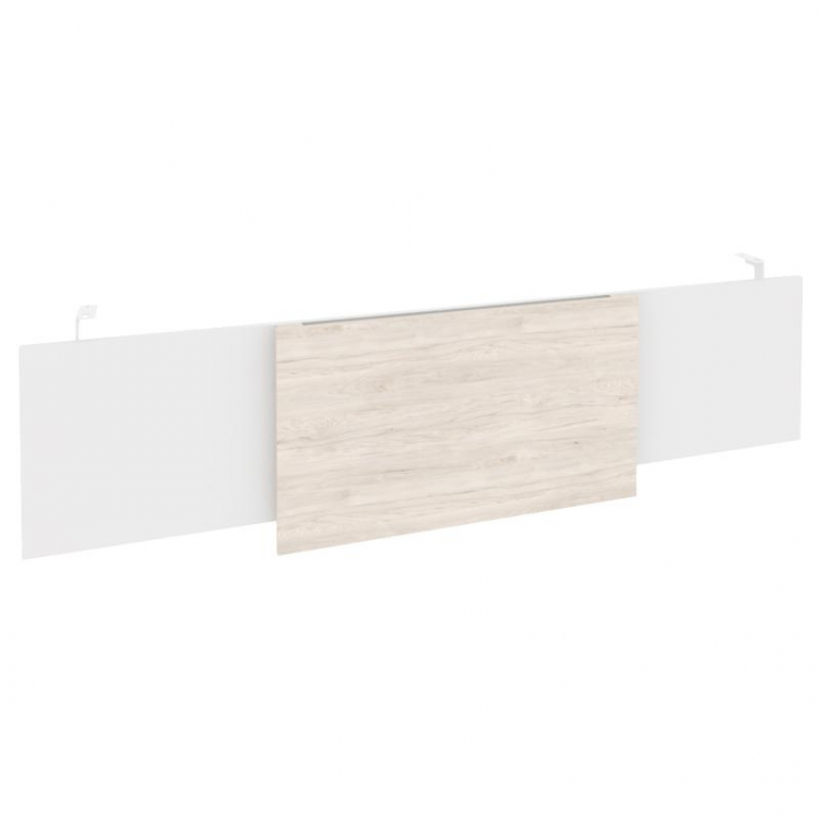 Onix Direct Царга стола руководителя O.M-CSR-6 Белый Бриллиант/Денвер Светлый/Металл Белый 1740*450*