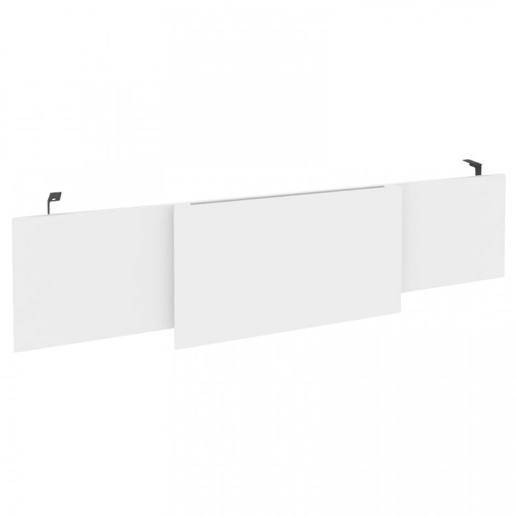 Onix Direct Царга стола руководителя O.M-CSR-6 Белый Бриллиант/Металл Антрацит 1740*450*54